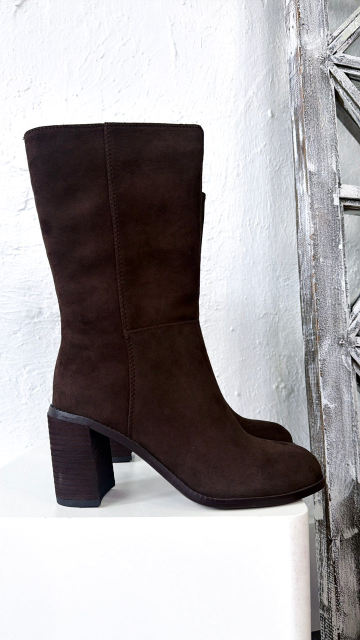 Aramra Heeled Boot, Espresso