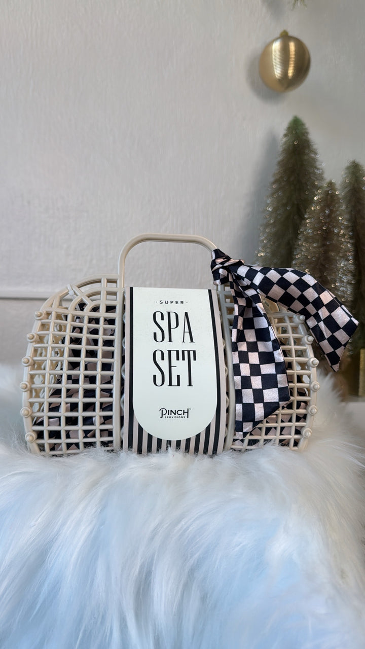 Super Spa Set | Linen & Black