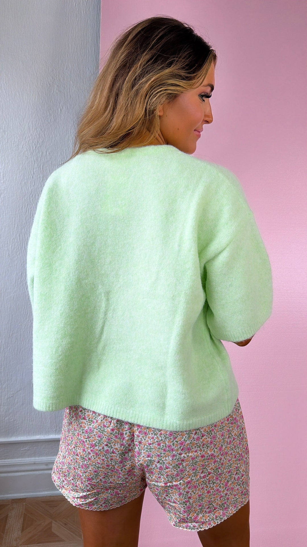 Lilac Skies Knit Sweater, Mint