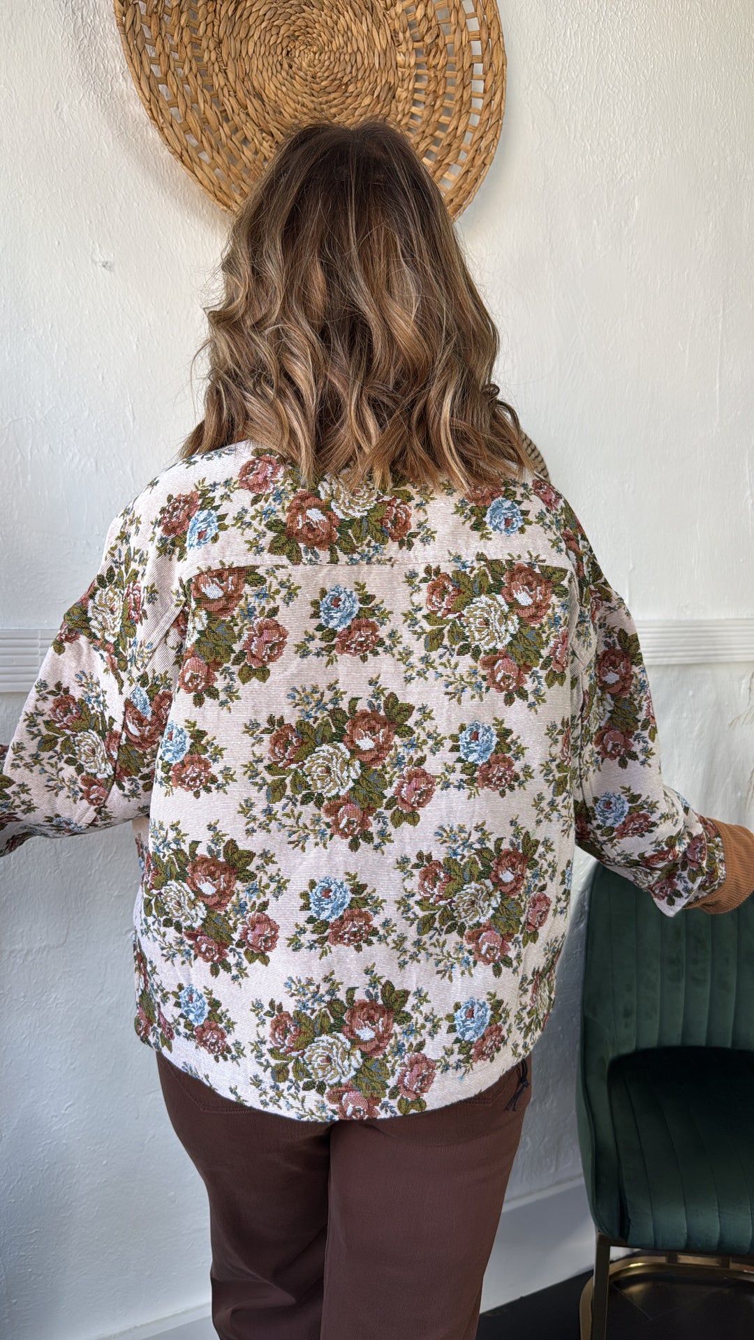 Thalora Tapestry Jacket, Ecru