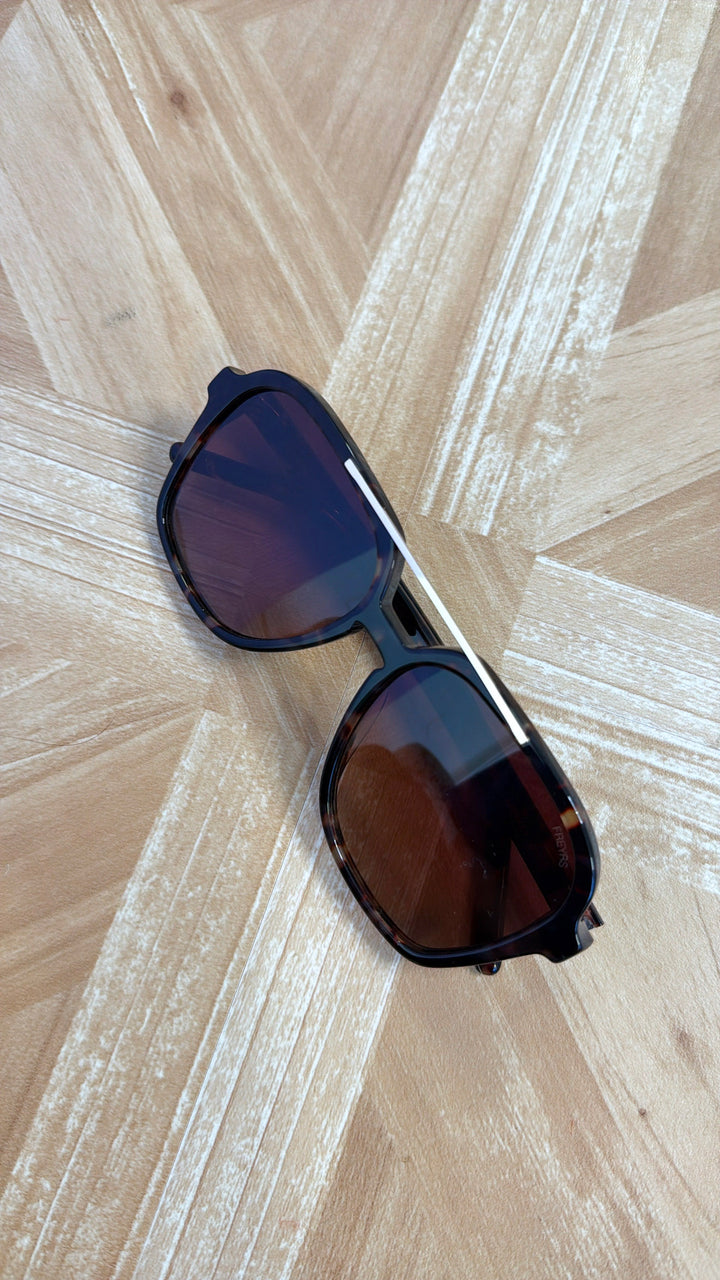 FREYRS - Spencer Aviator Sunglasses, Brown