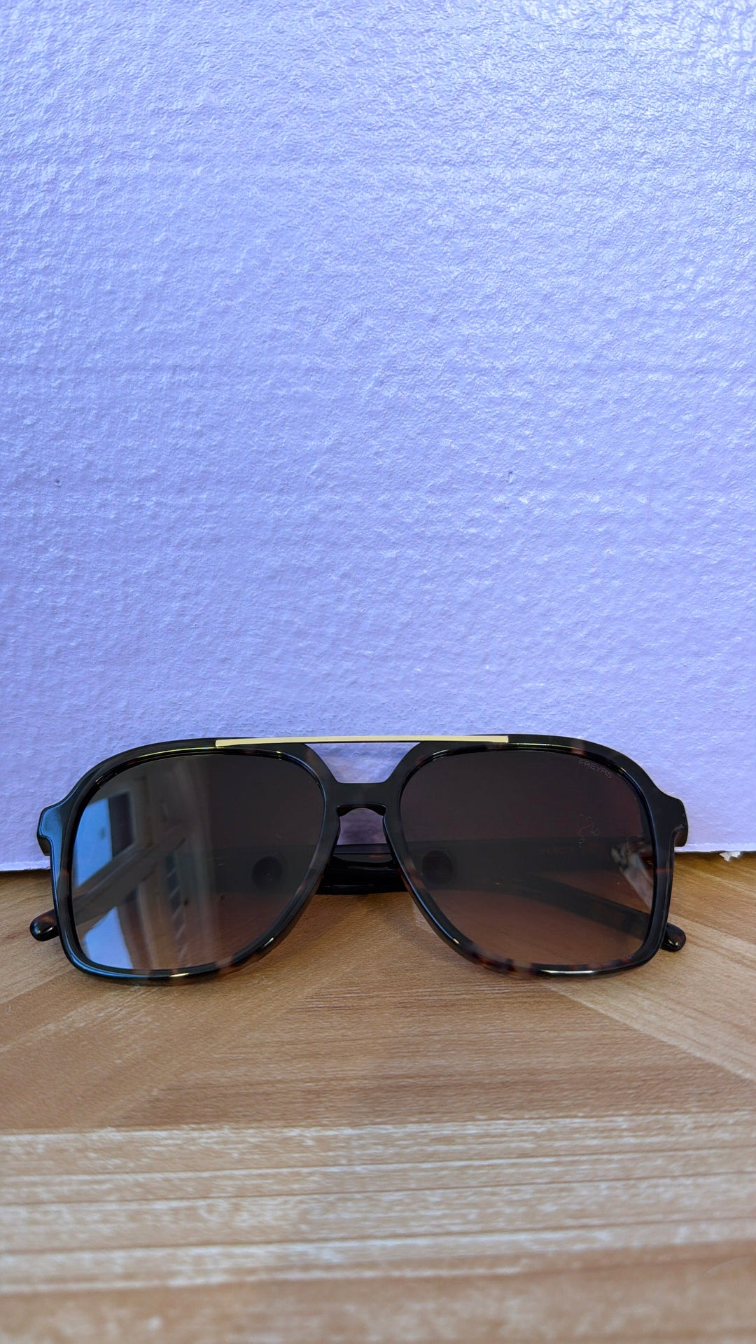 FREYRS - Spencer Aviator Sunglasses, Brown