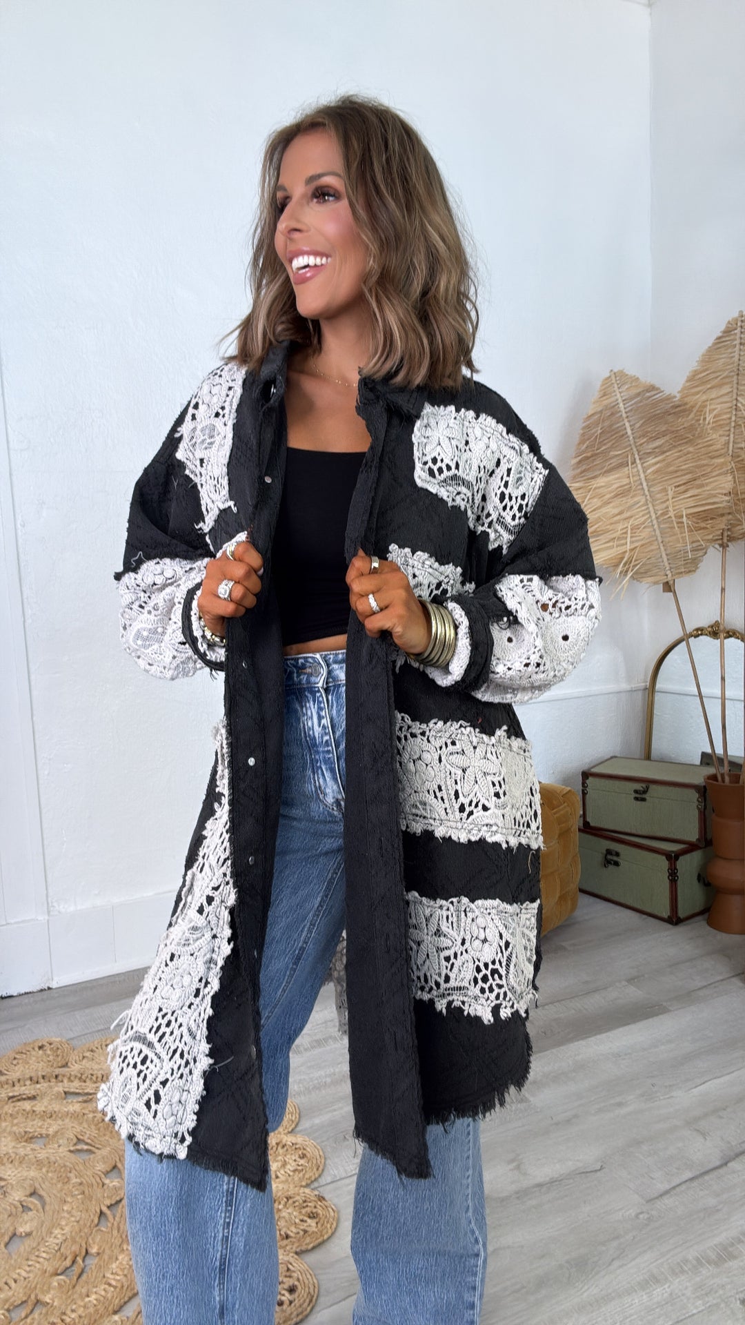 The Desert Stitch Jacket, Black