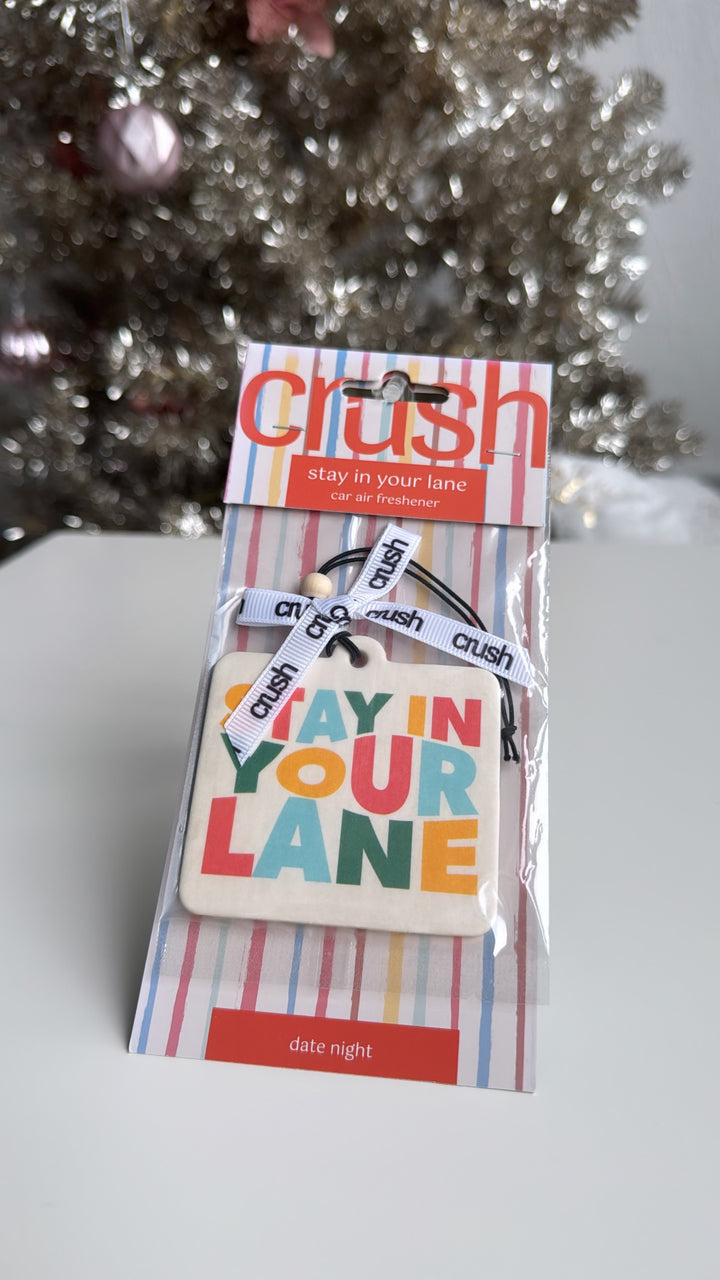 Stay In Your Lane Car Air Freshener - Stay In Your Lane- Date Night