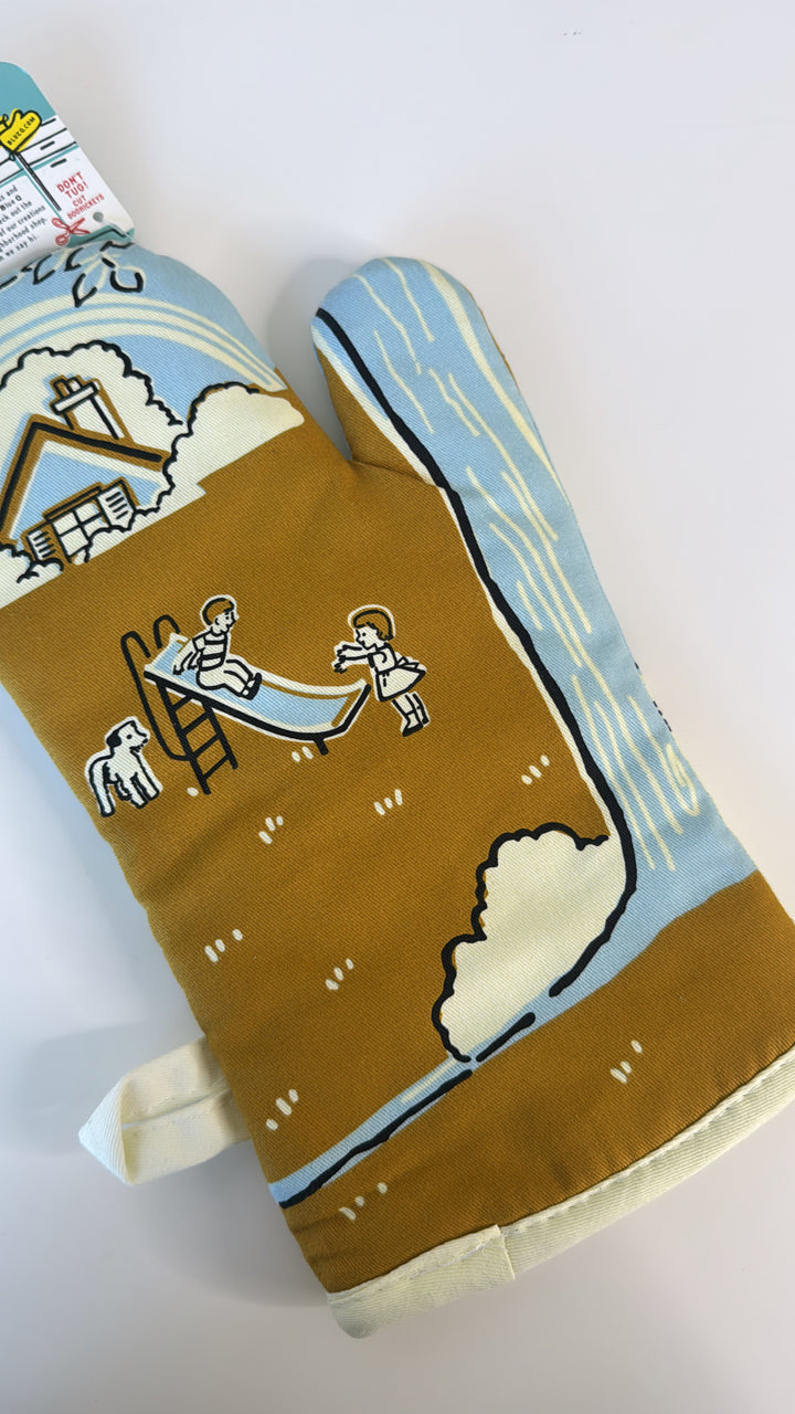 Blue Q Oven Mitt - Love My A**hole Kids