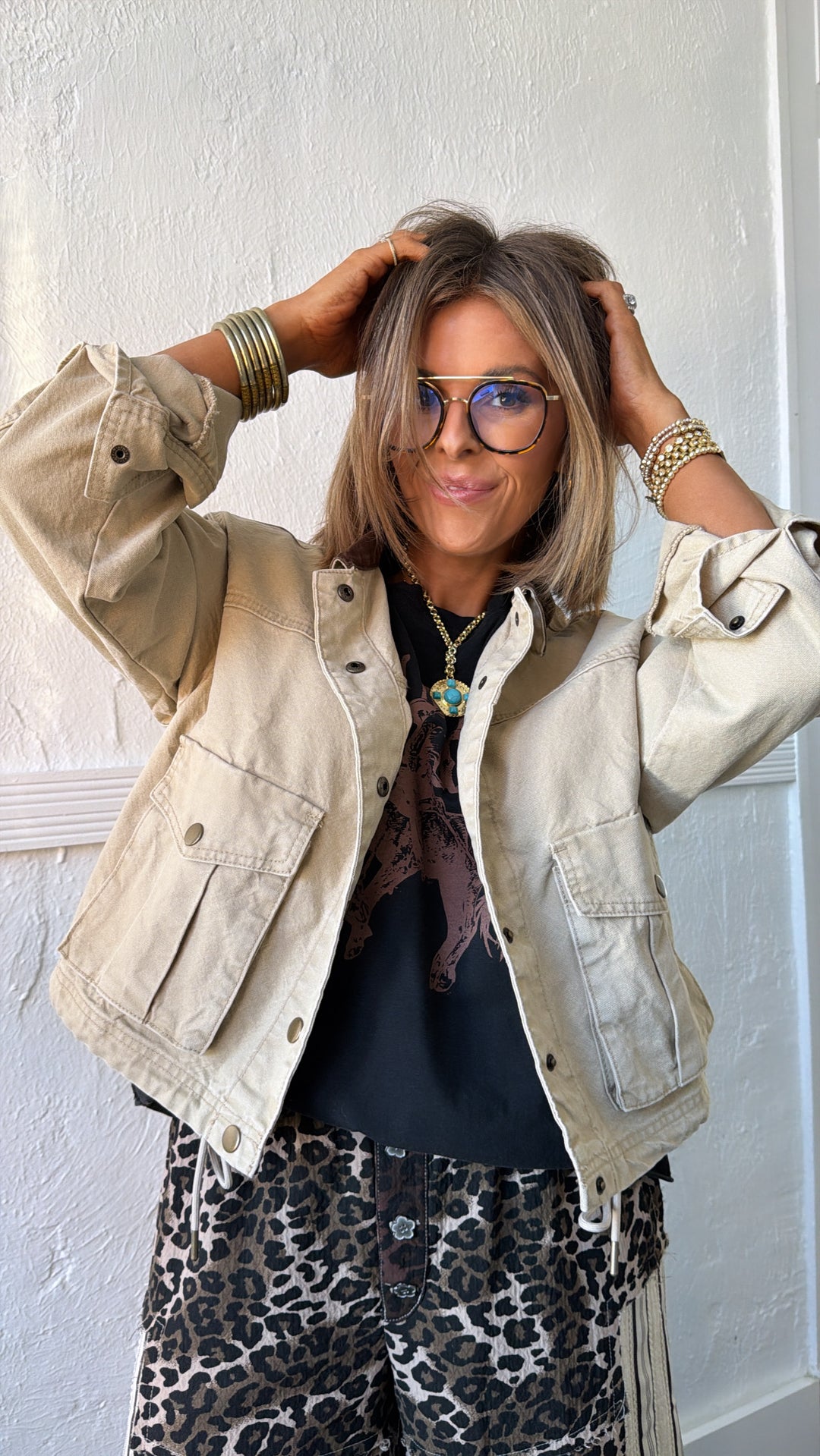 Ironworks Utility Jacket, Beige