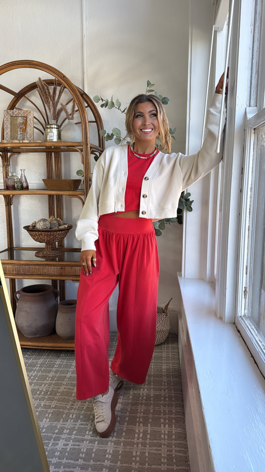 Jetset Lounge Set, Tomato