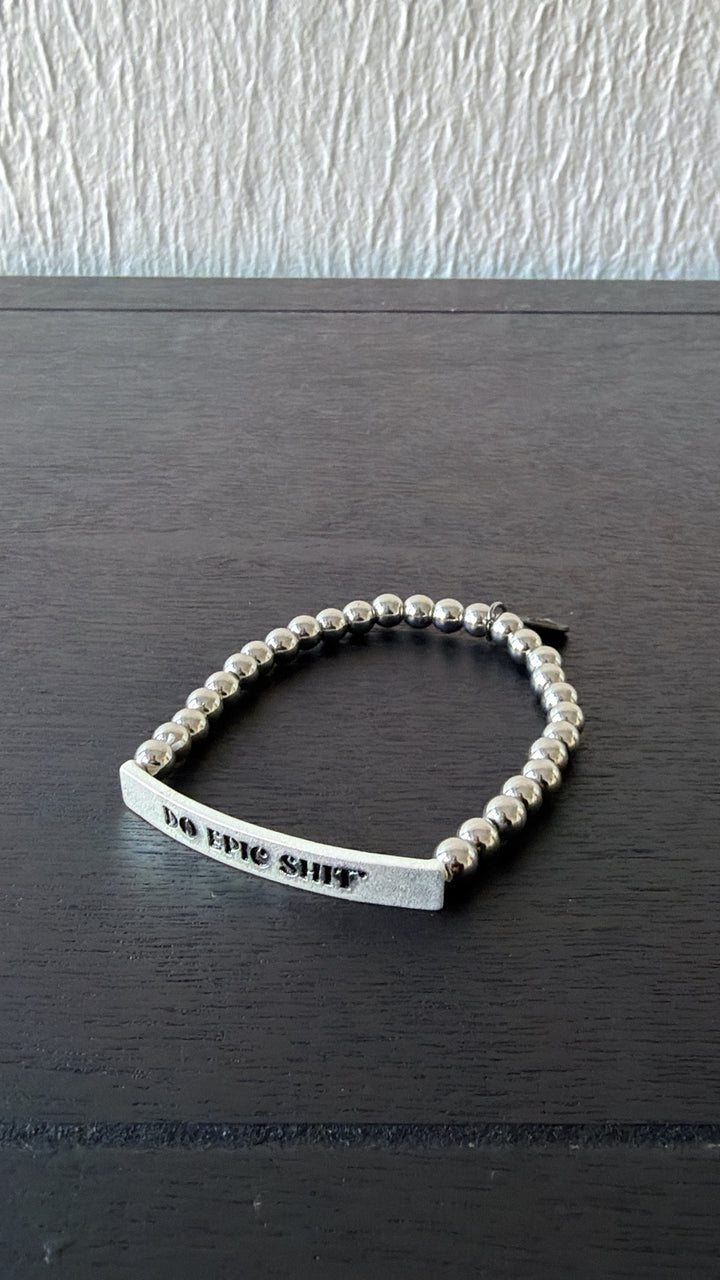 Epic Bracelet, Silver Bead