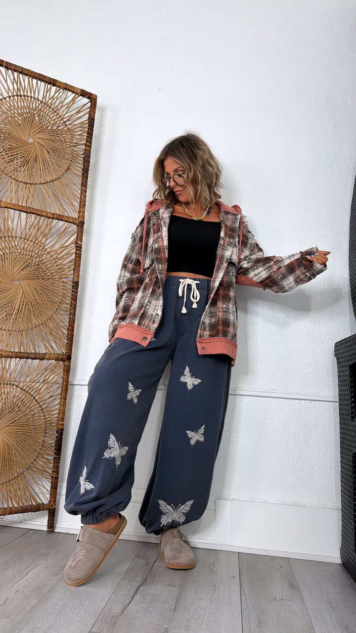 Free Fly Butterfly Jogger, Navy
