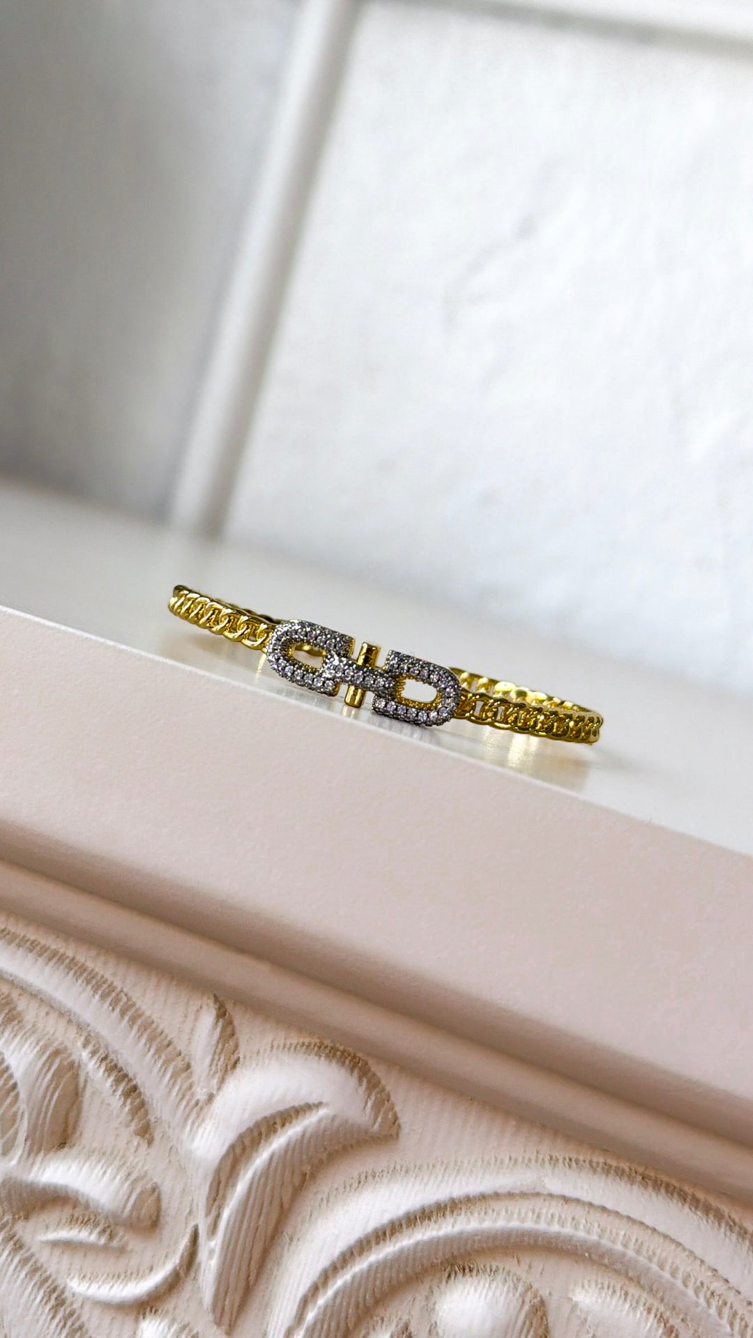 Treasure Jewels: Chic Lock Bangle