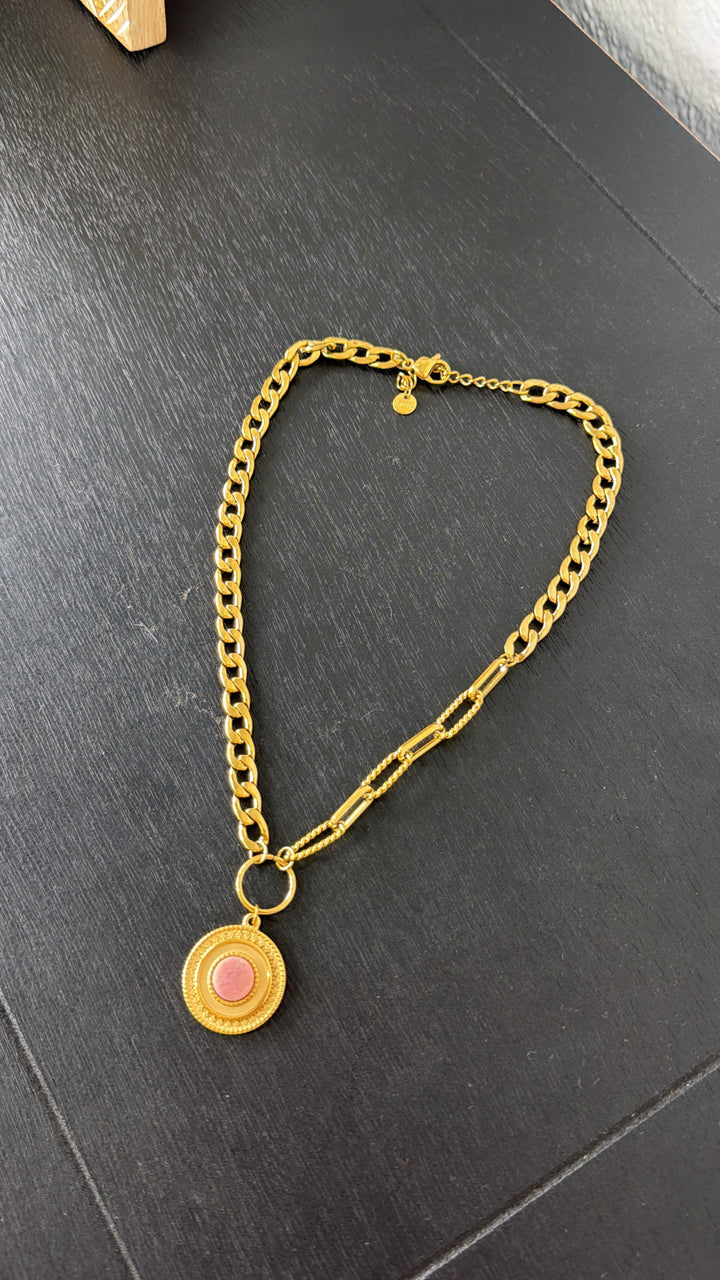 Desert Glow Coral Necklace