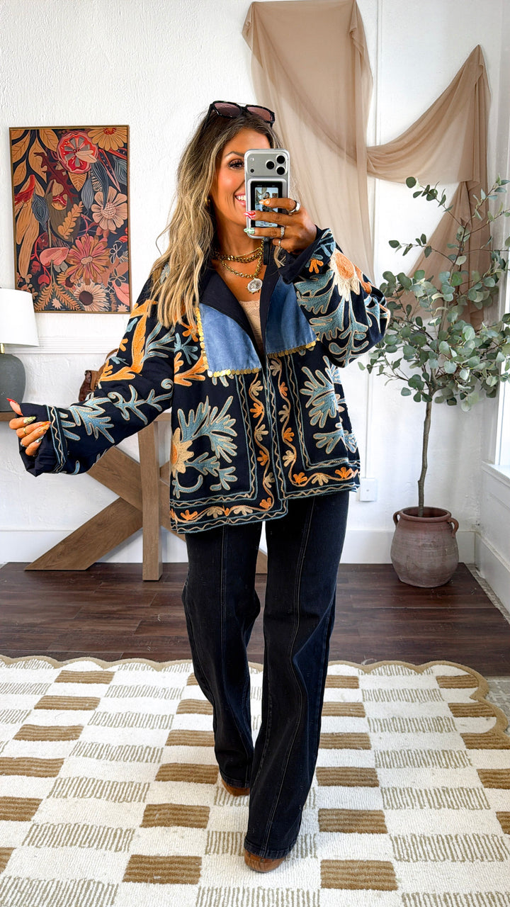 Copper Canyon Designed Jacket, Black Multi