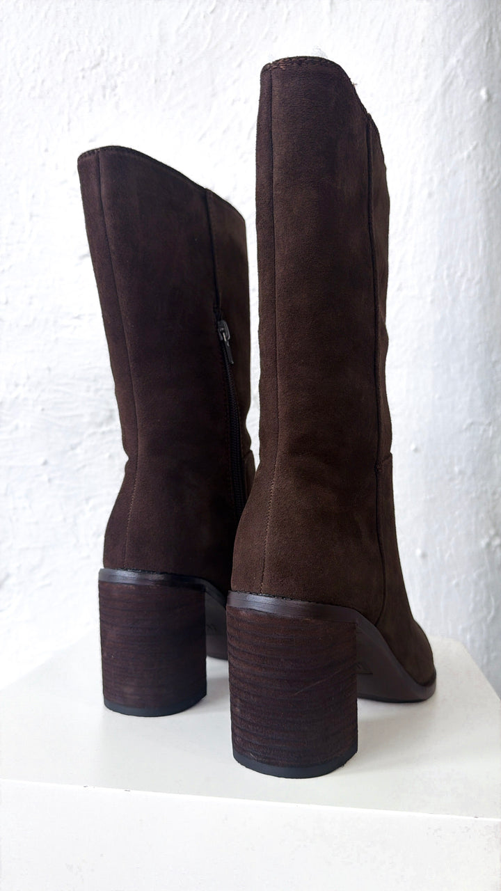 Aramra Heeled Boot, Espresso