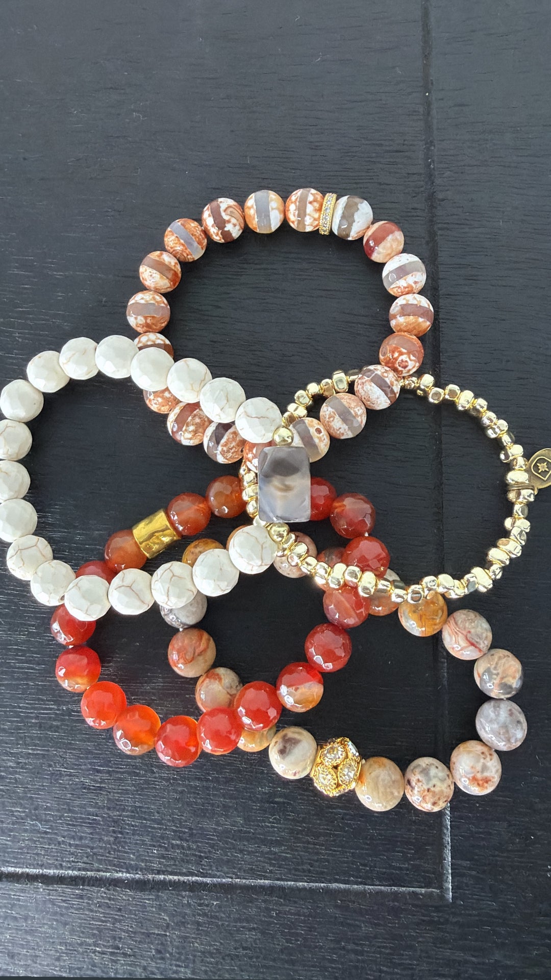 Zinnia Bracelet Set, Multi