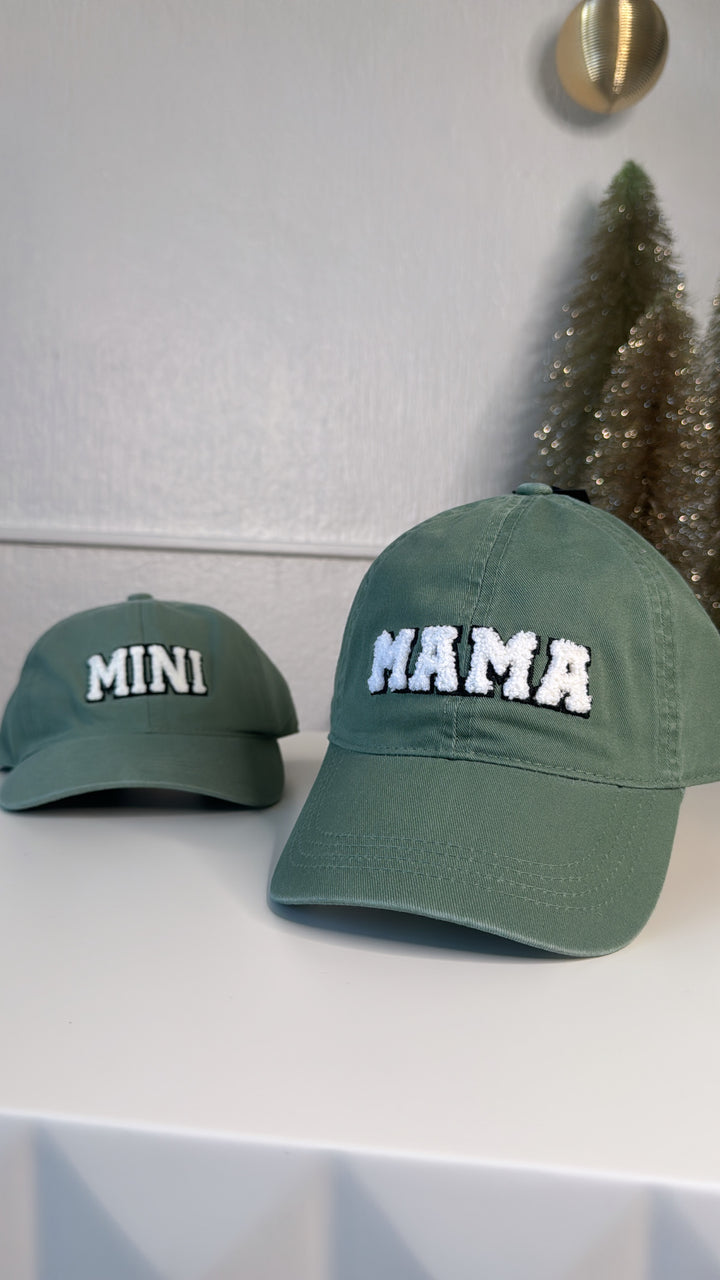 Mommy & Mini Ball Cap, Sage