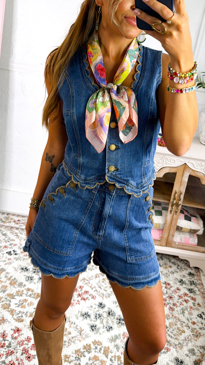 Bright Bandana Necklace, Lt.Pink/Orange