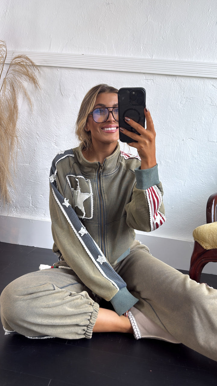 American Dream Jogger Pant, Vintage Moss