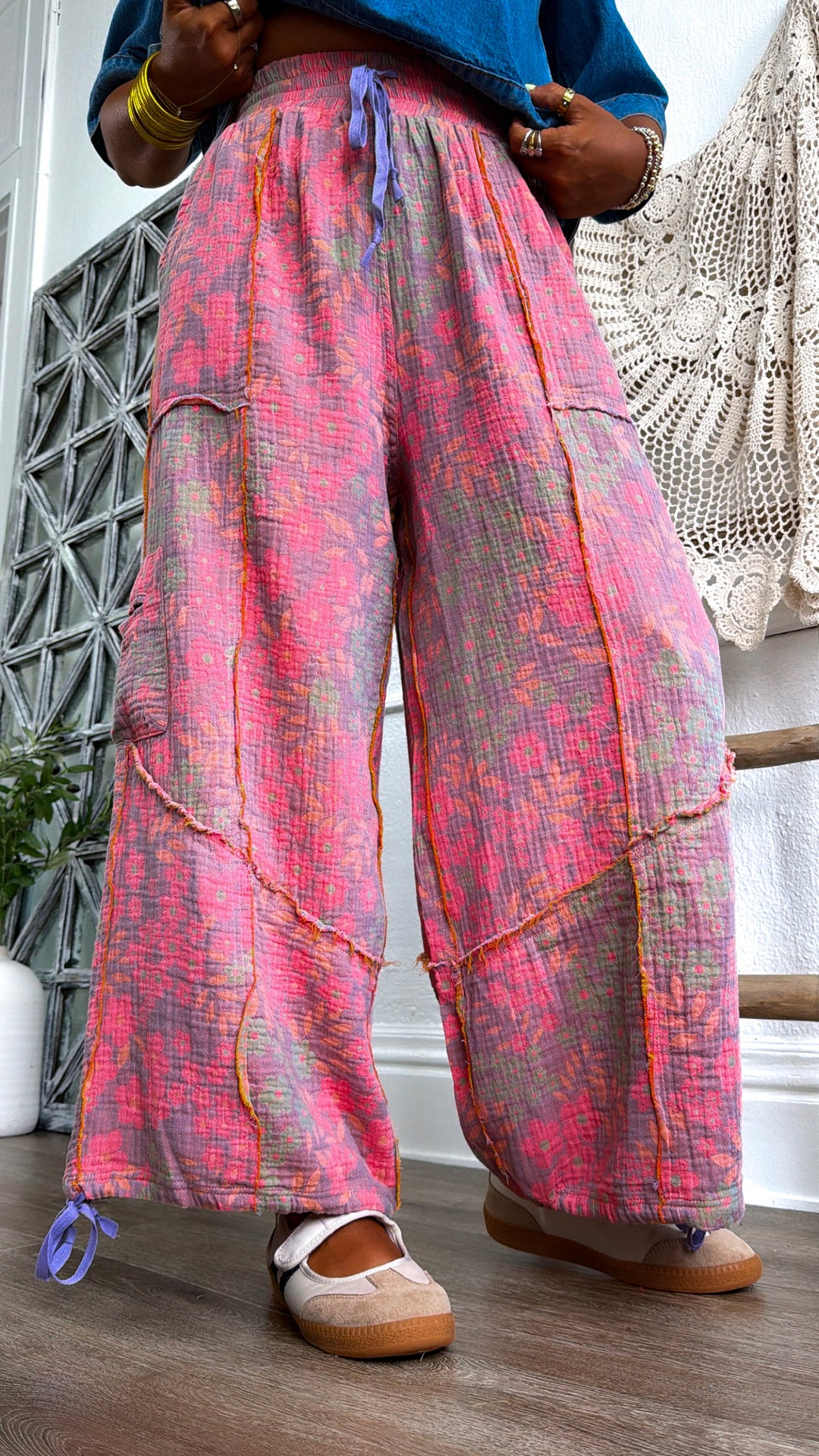 Belong To You Floral Jogger, Lavender