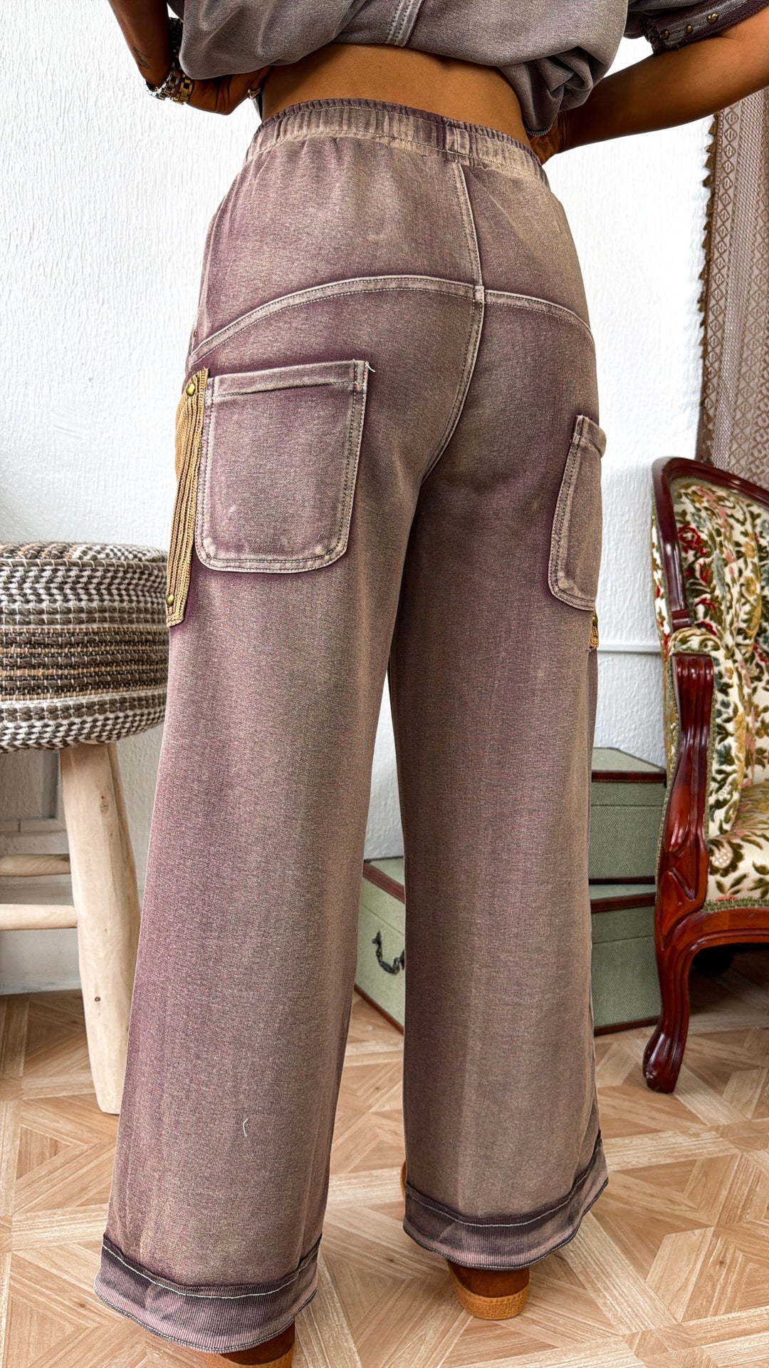 Monroe Relaxed Pocket Pants, Choco