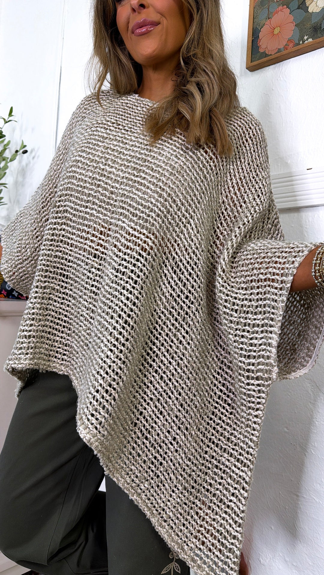 Ocean Weave Sweater, Natural