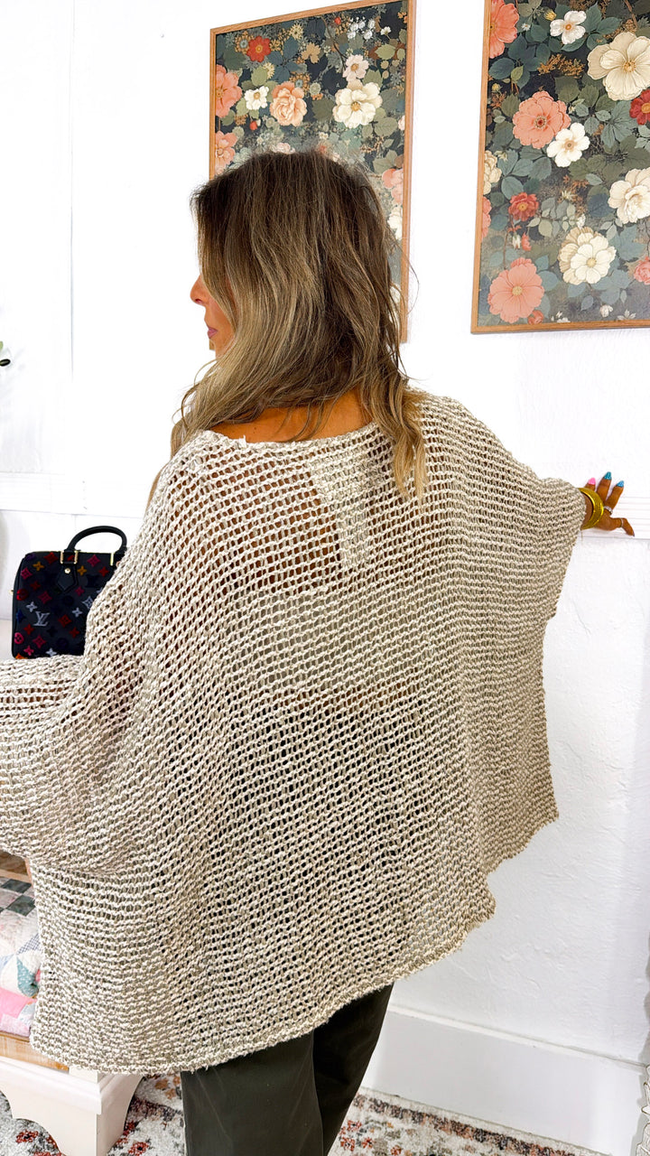 Ocean Weave Sweater, Natural