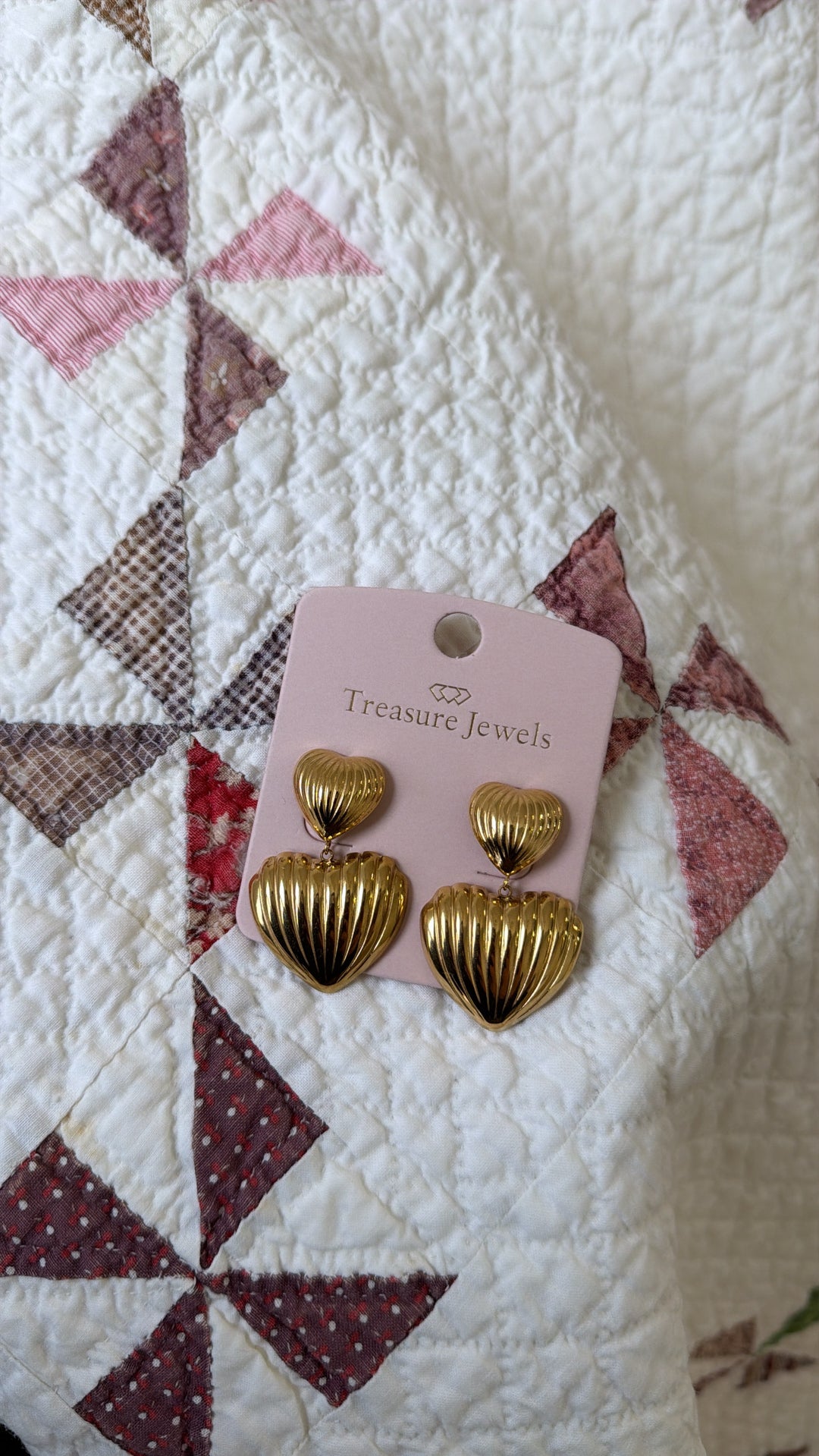 Double Heart Earring