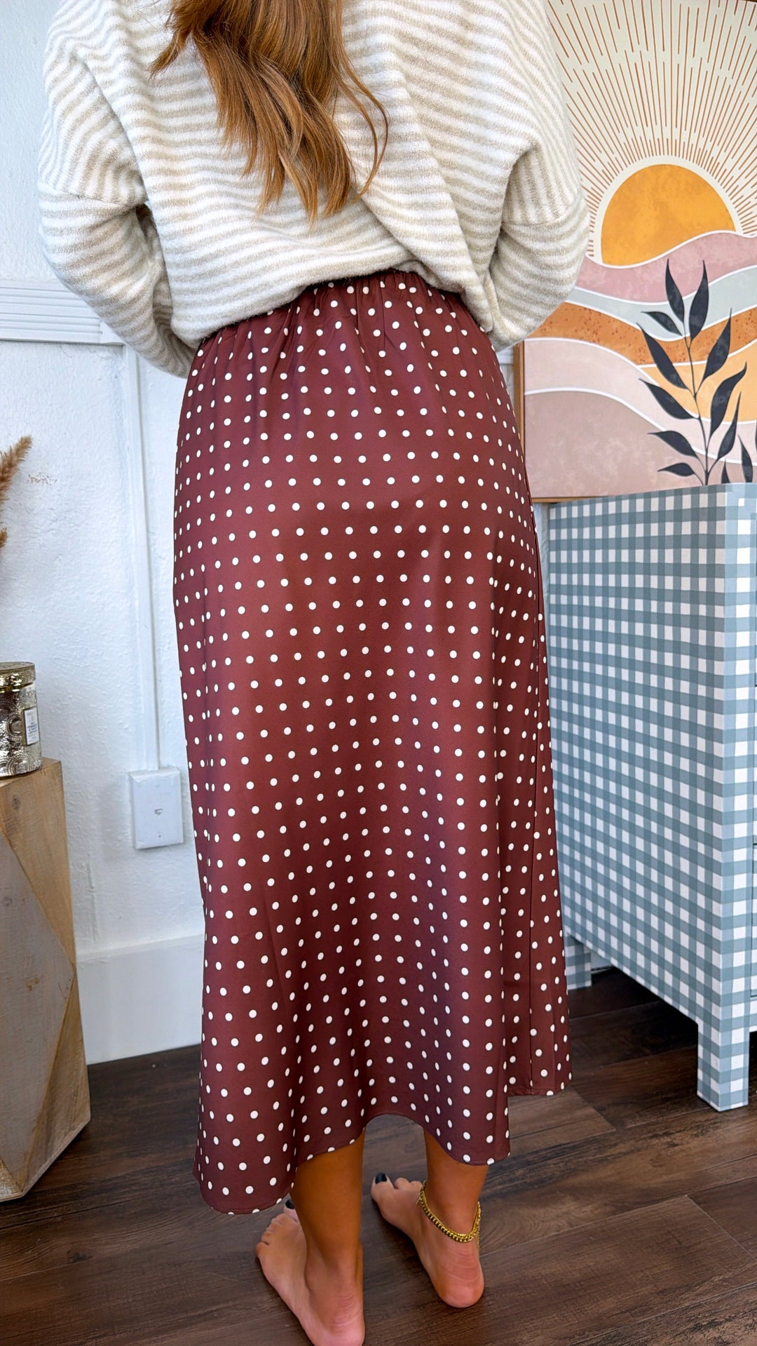 Scottie Maxi Skirt, Chocolate