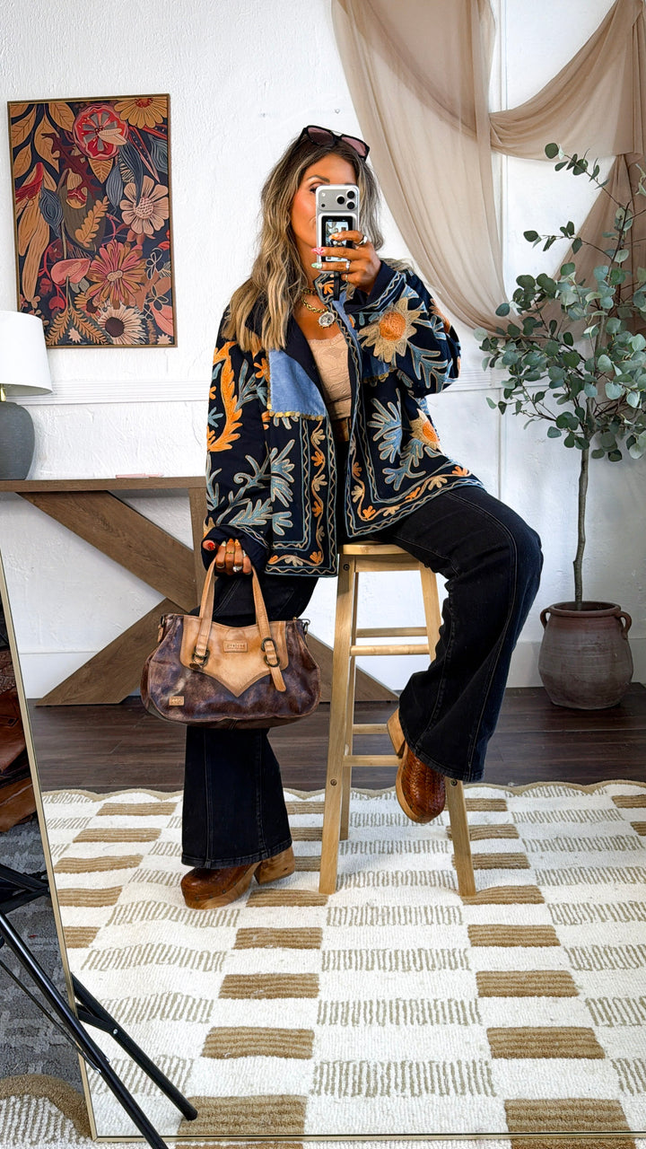 Copper Canyon Designed Jacket, Black Multi
