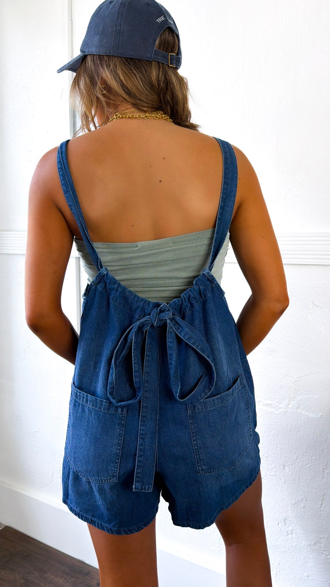 Tennessee Daydream Romper, Dk. Denim