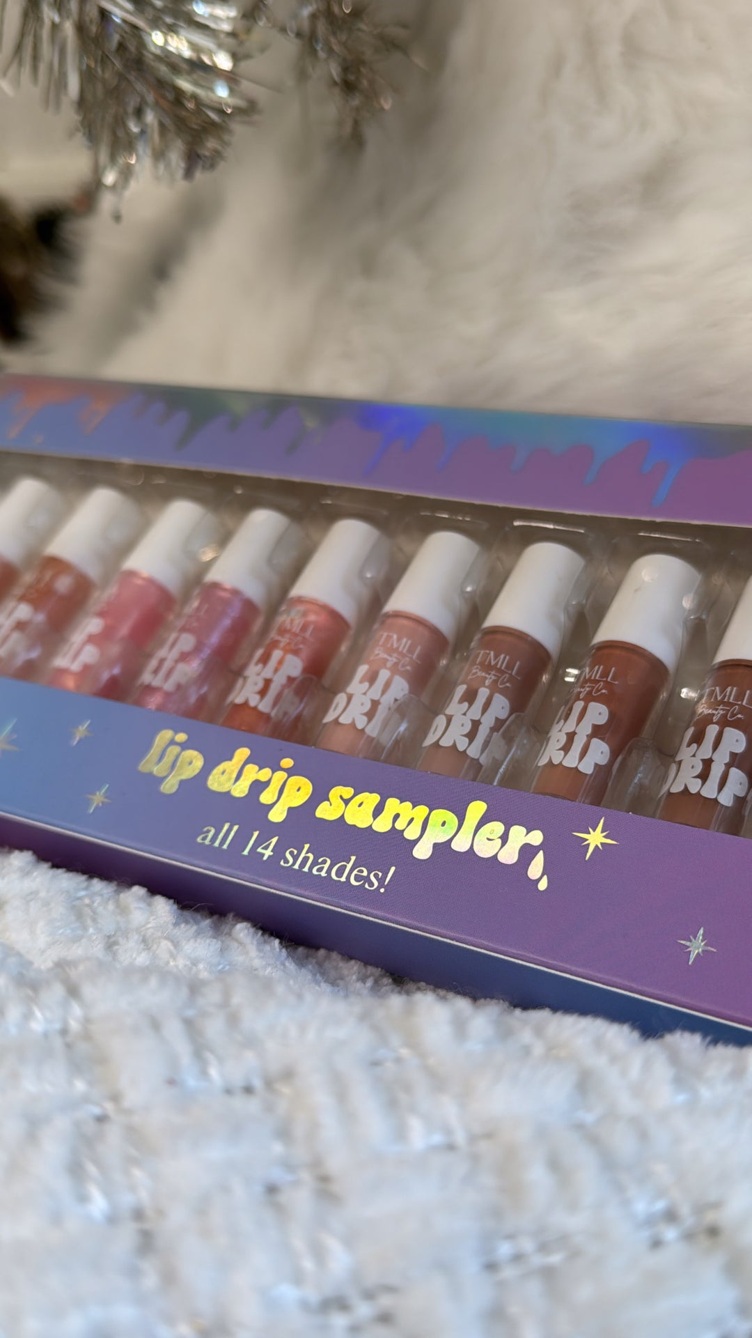 Holiday Mini Lip Drip Sampler, 14 Shades