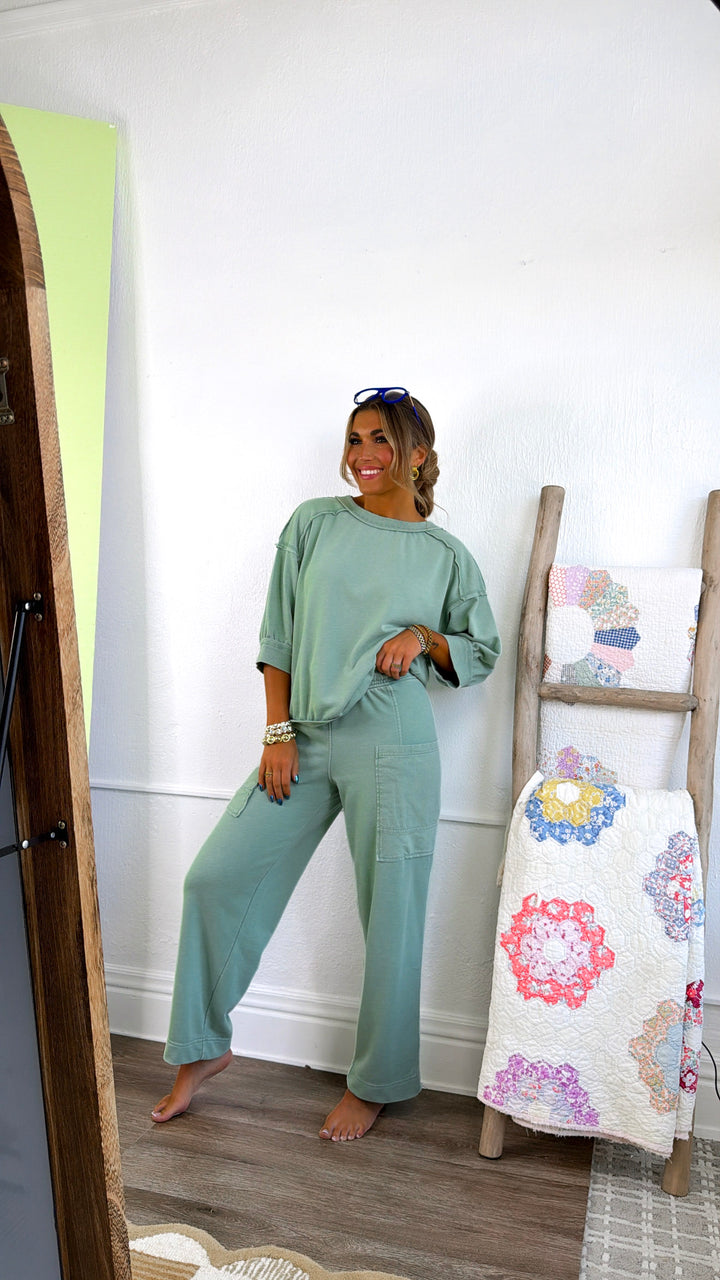 Aspen Club Two Piece Set, Desert Sage