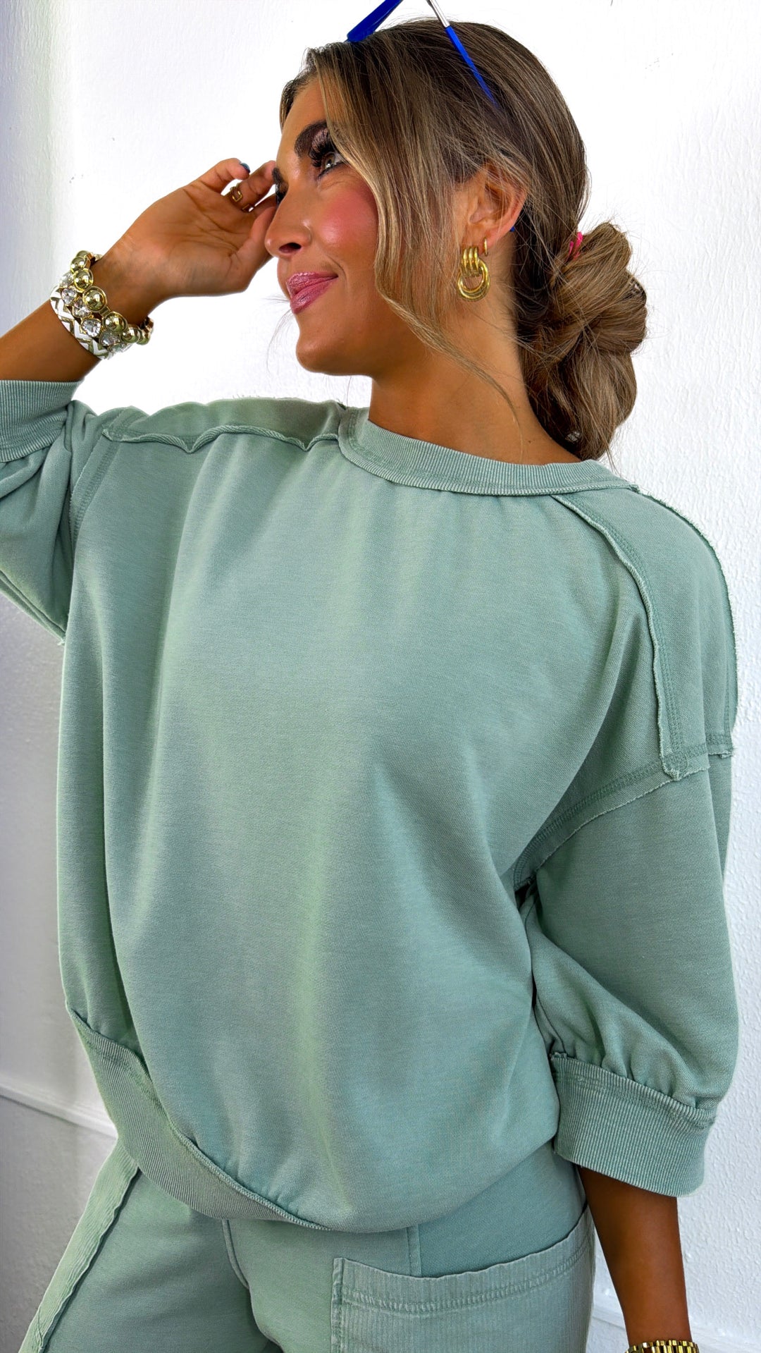 Aspen Club Two Piece Set, Desert Sage