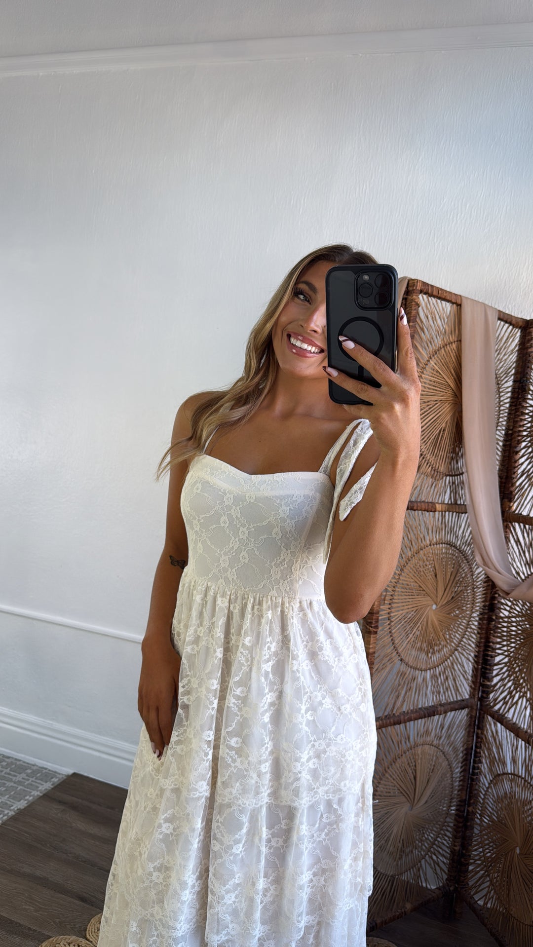 Penelope Floral Maxi Dress, Ivory