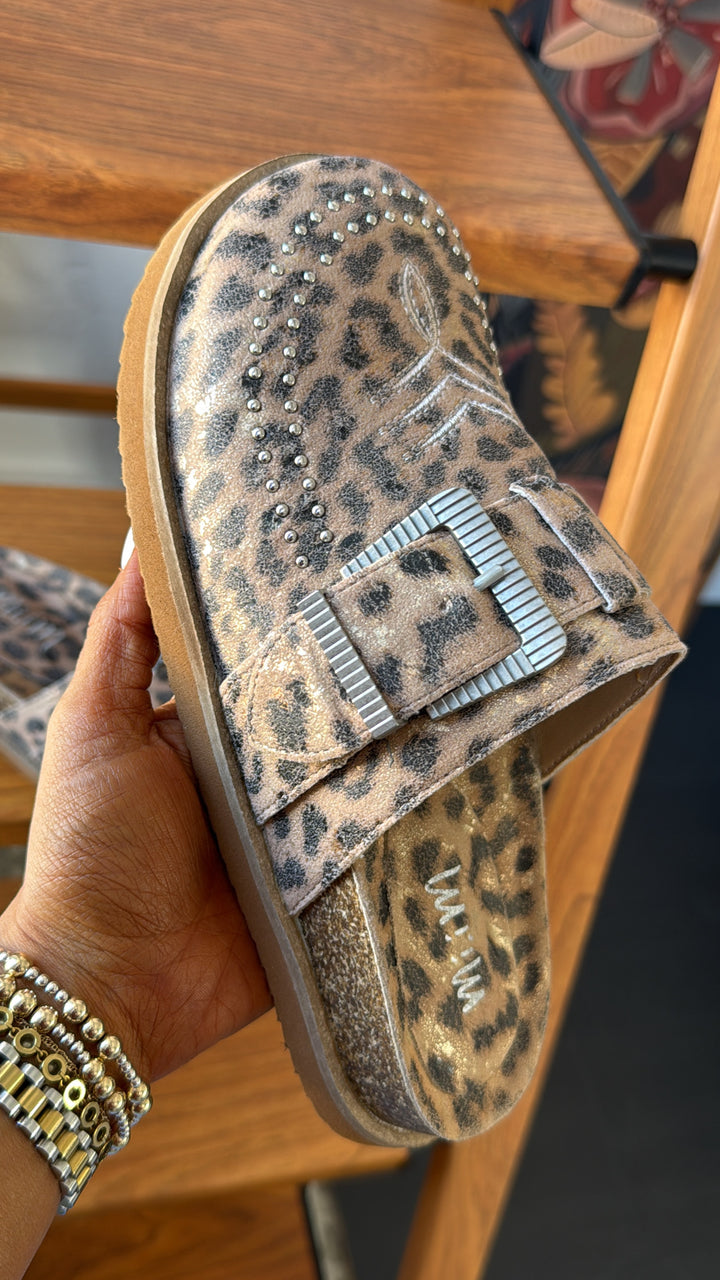 Joleen Studded Clog, Leopard