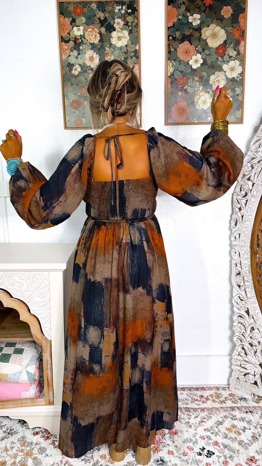 Rustic Impressions Maxi Dress, Sand