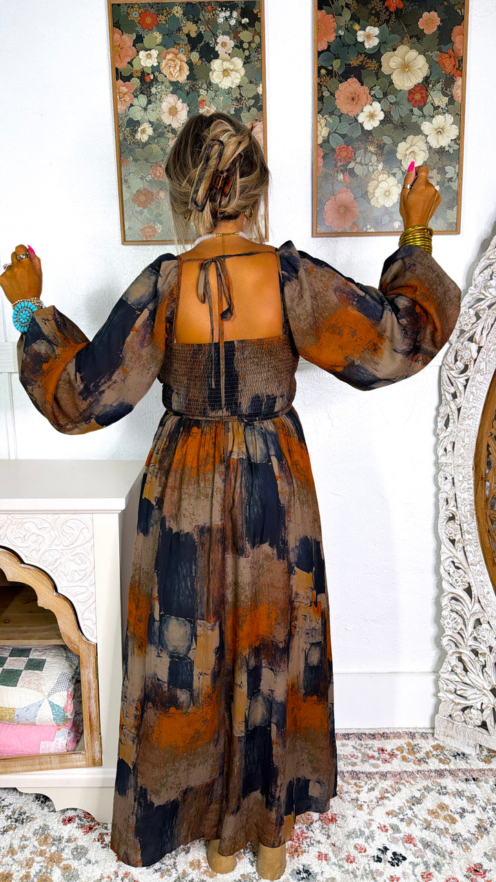 Rustic Impressions Maxi Dress, Sand