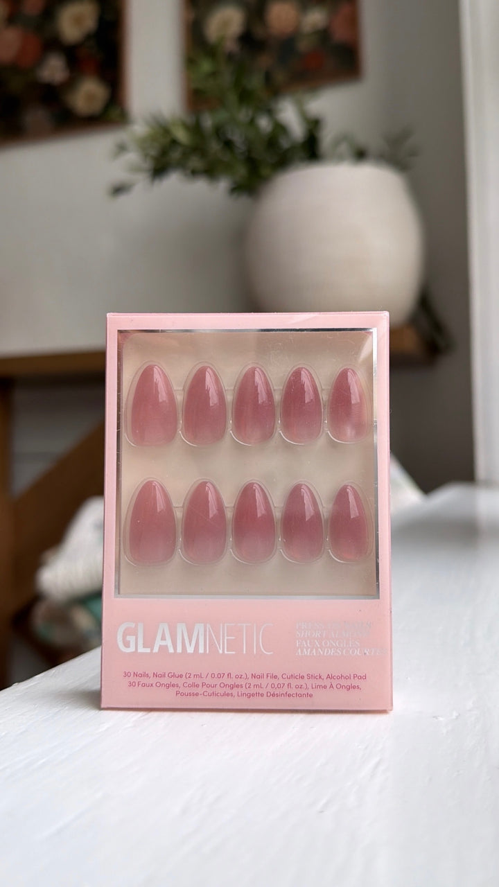 Glamnetic Press On Nails, Rose