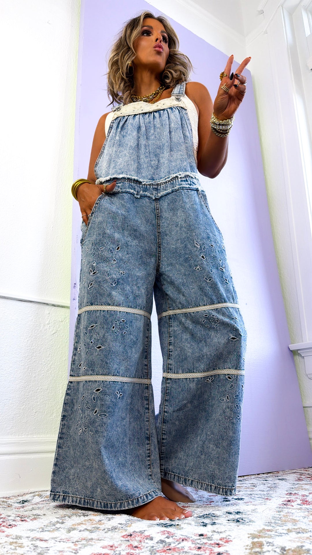 Canyon Ridge Overalls, Denim