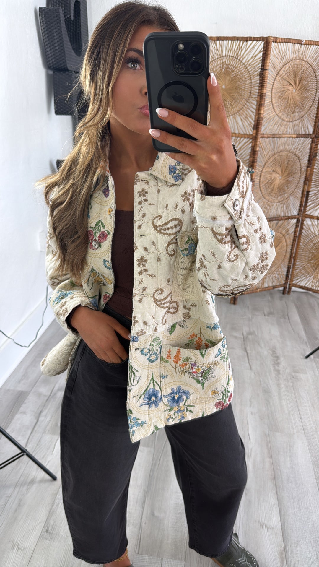 Luminous Threads Jacket, Natural Multi