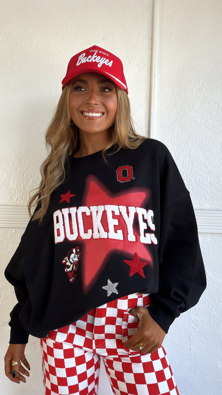 Scarlet Spirit Crewneck, Washed Black