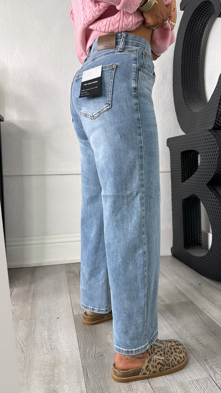 Callum Denim Barrels, Medium Light