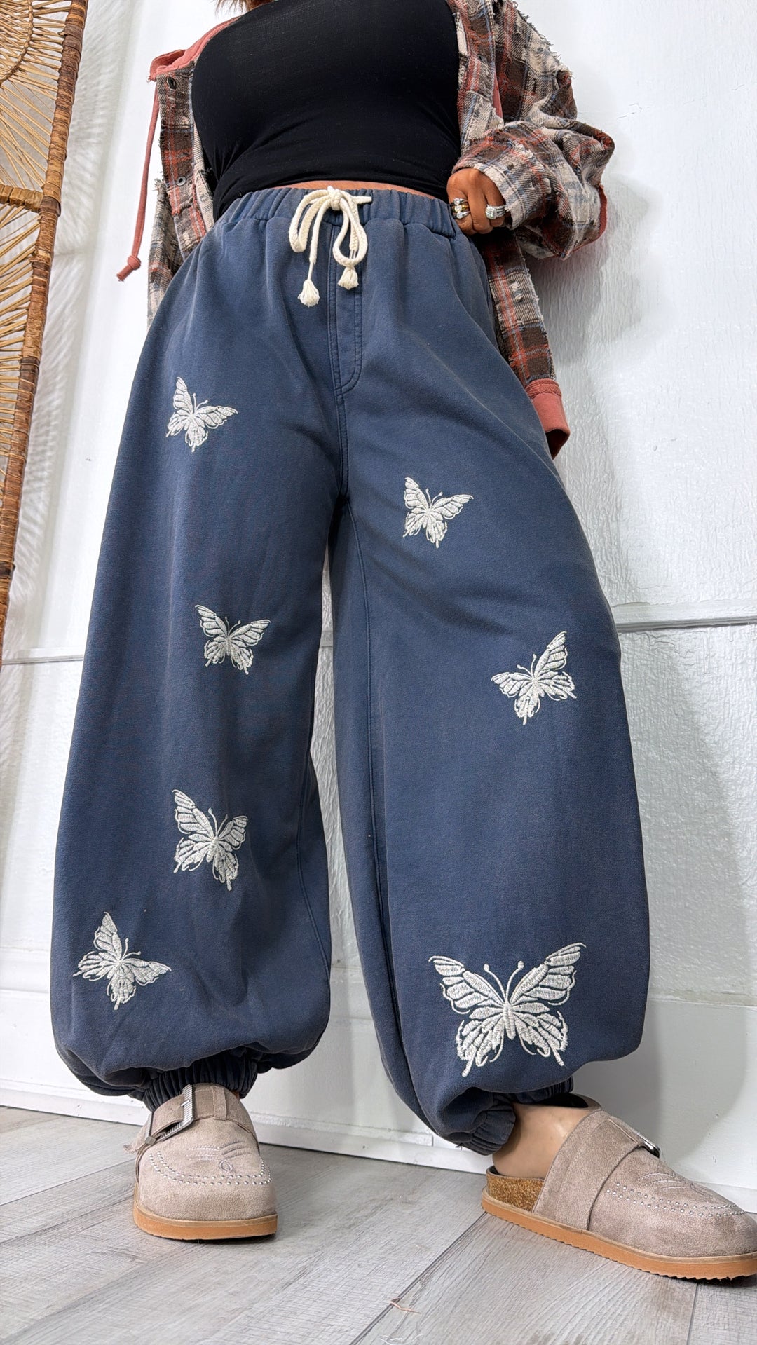 Free Fly Butterfly Jogger, Navy