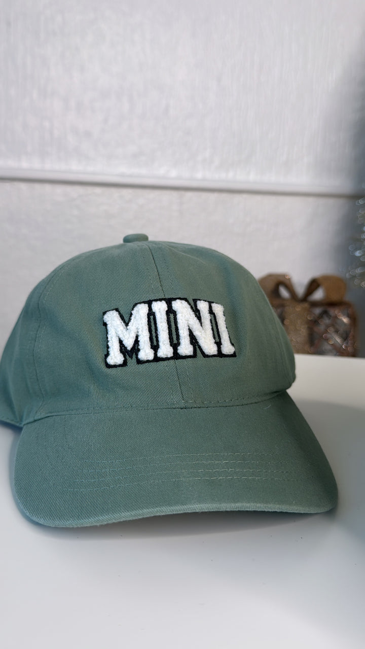 Mommy & Mini Ball Cap, Sage
