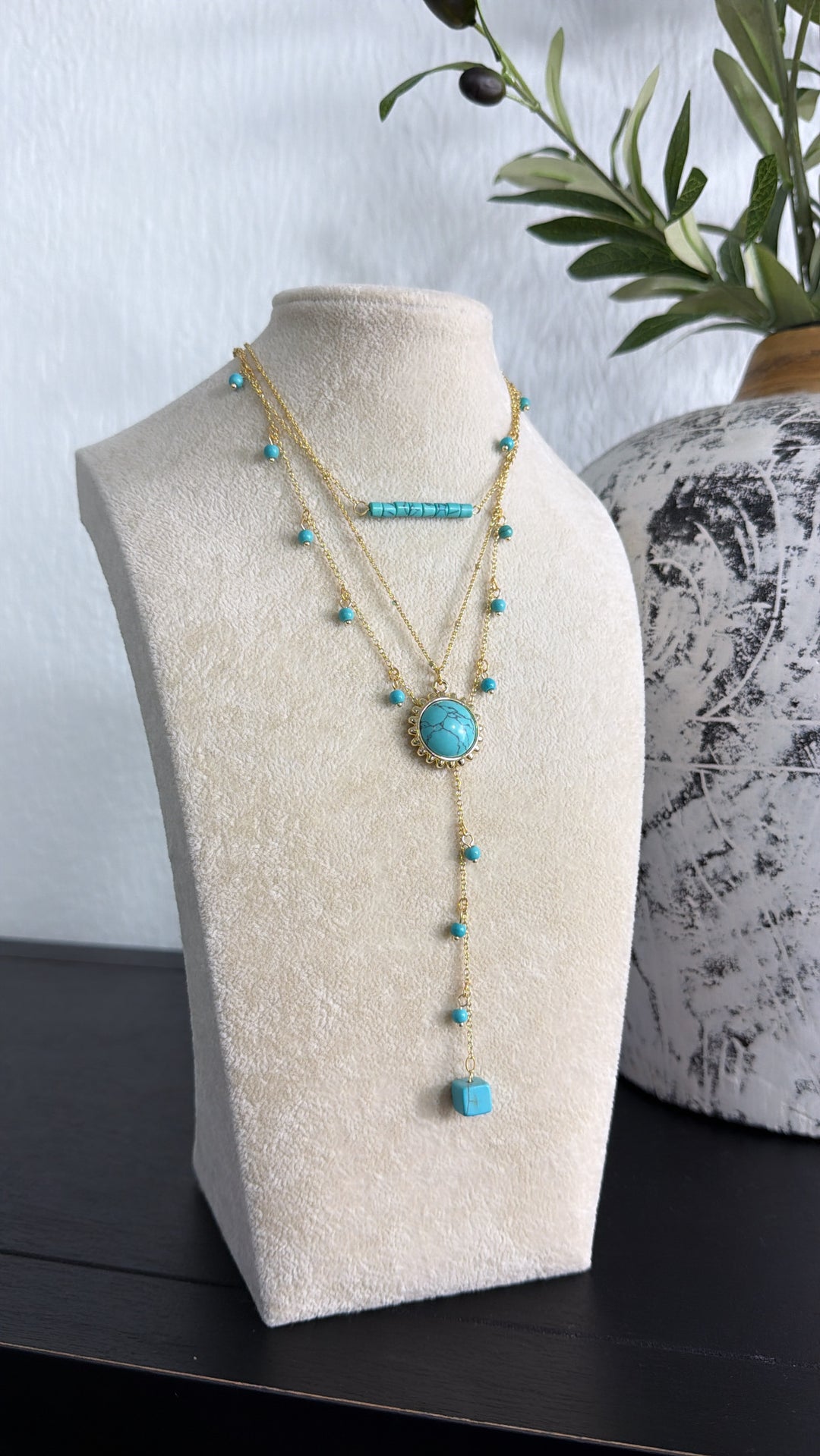 Treasure Jewels: Turquoise Harmony Layered Necklace