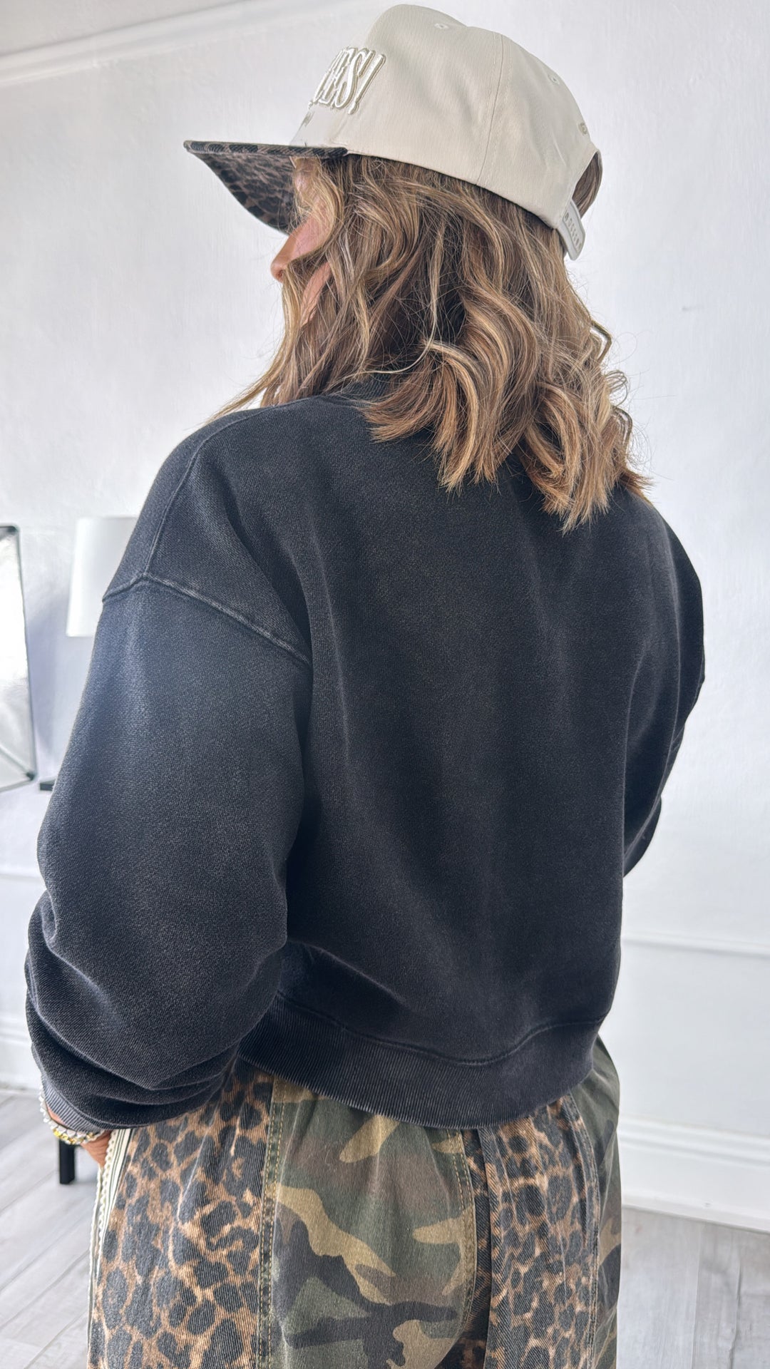 Morning Mist Knit Cardigan, Black