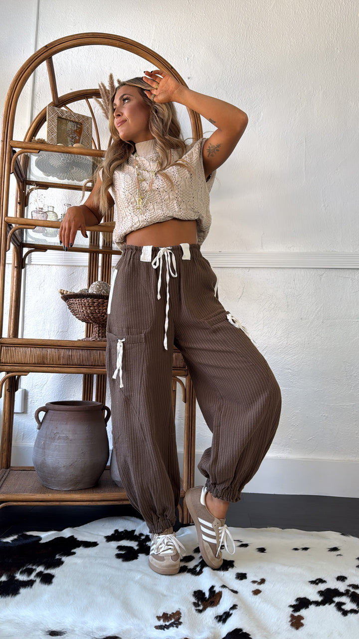 Easy Breeze Jogger Pant, Chocolate Olive