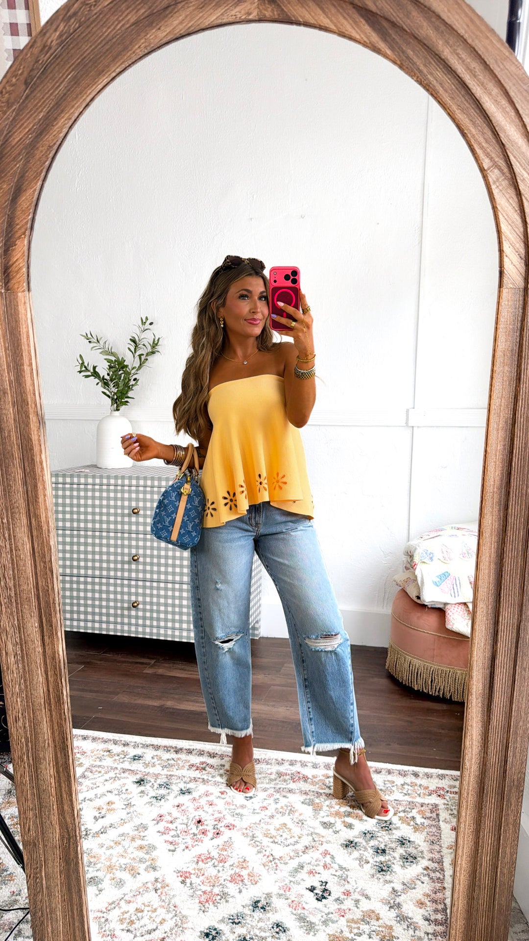 Cantaloupe Cafe Tube Top
