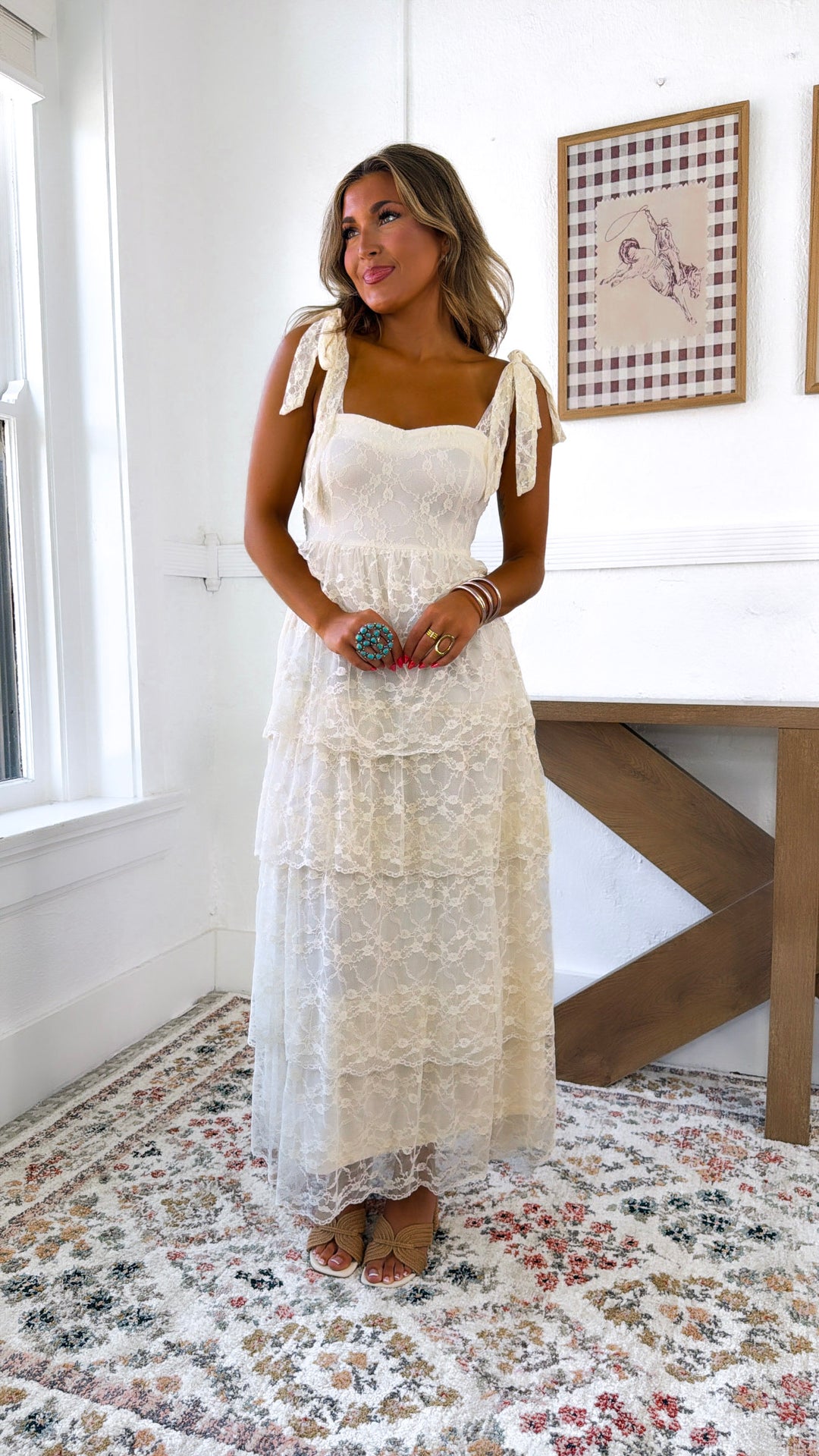 long cream maxi dress Cream PrettyLittleThing Crinkle Textured Lettuce Hem Long Sleeve Maxi Dress