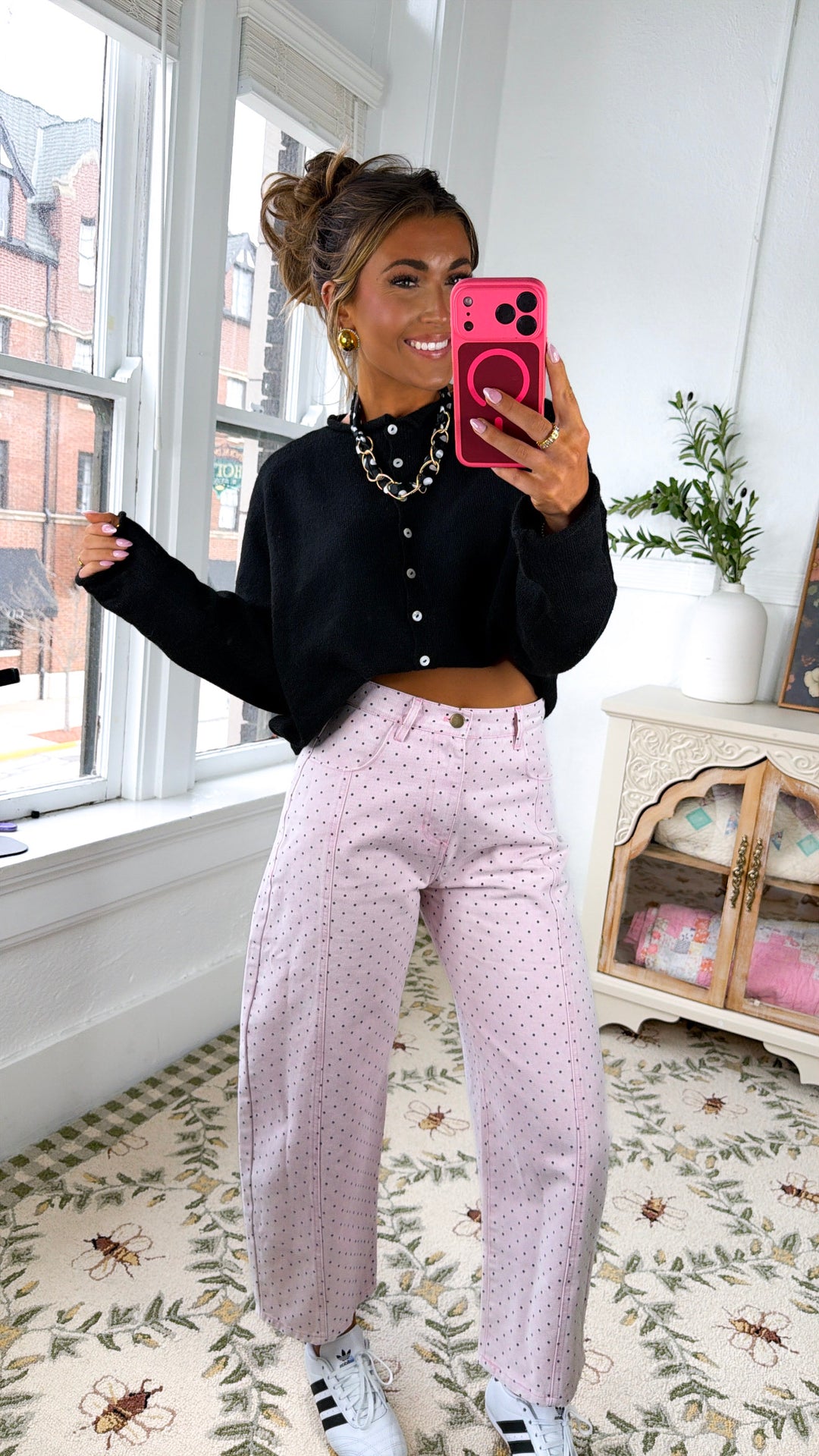 Little Polka Dot Barrels, LT. Pink