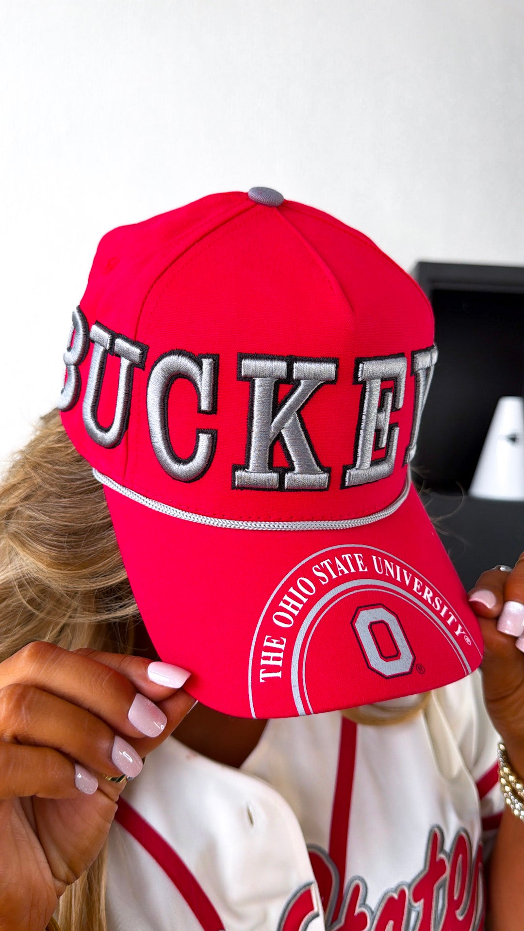 Buckeye Game Day Glory Cap, Red